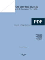 Mapa Peligro Sismico Peru 2015 Version Preliminar PDF