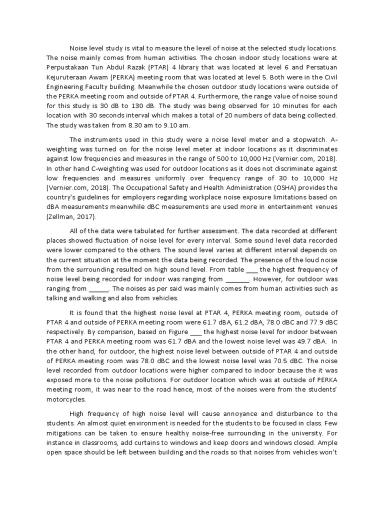 Discussion Noise PDF Noise Acoustics