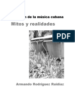 El Origen de La Musica Cubana. Mitos y R PDF