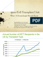 Stem Cell Transplant Unit: What A Hematologist Should Know