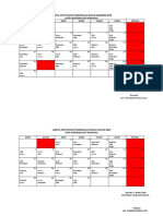 Jadwal Piket Ruang Pemeriksaan