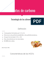 Hidratos de Carbono y Aditivos