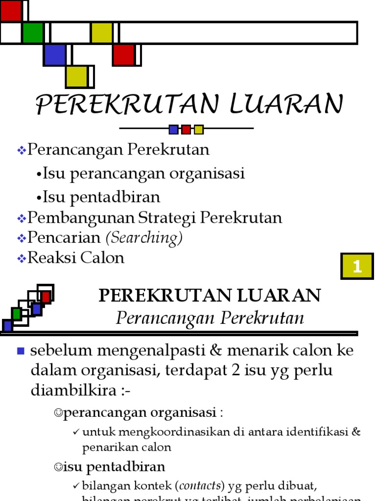Bab 6 Perekrutan Luaran Pdf
