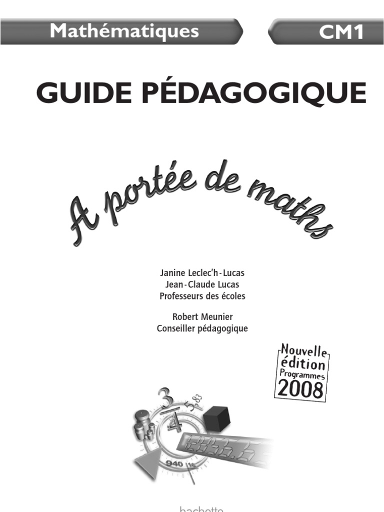 A Portee De Maths Cm1 Pdf Gratuit