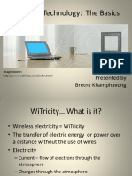 Witricity Technology: The Basics: Presented by Bretny Khamphavong