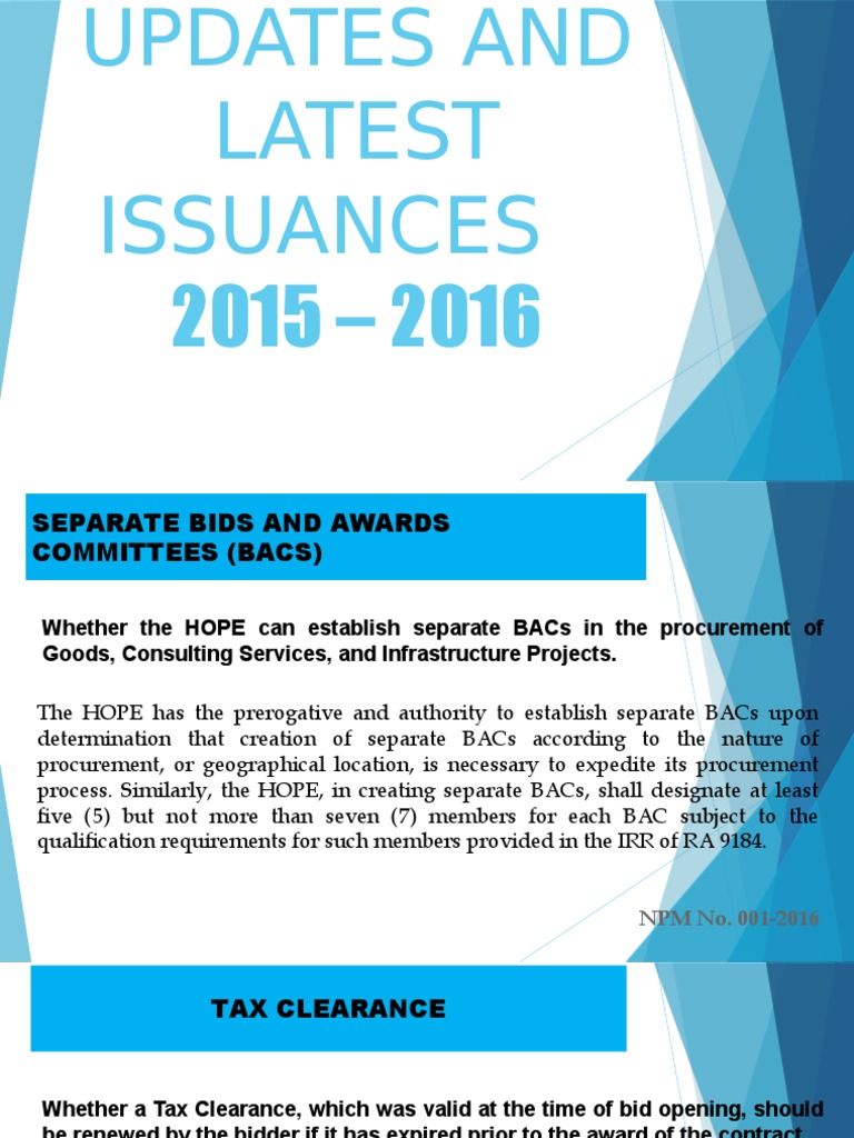 2016 GPPB Non Policy Matters PDF Surety Bond Joint Venture