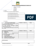 Borang Semakan Folio Persediaan Mengajar Tahun 2019