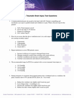 5 - Traumatic Brain Injury Test PDF