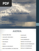 HIDROLOGIA - Água Na Atmosfera