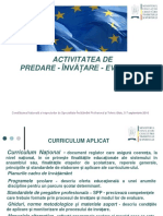 Activitatea de Predare Invatare Evaluare 1