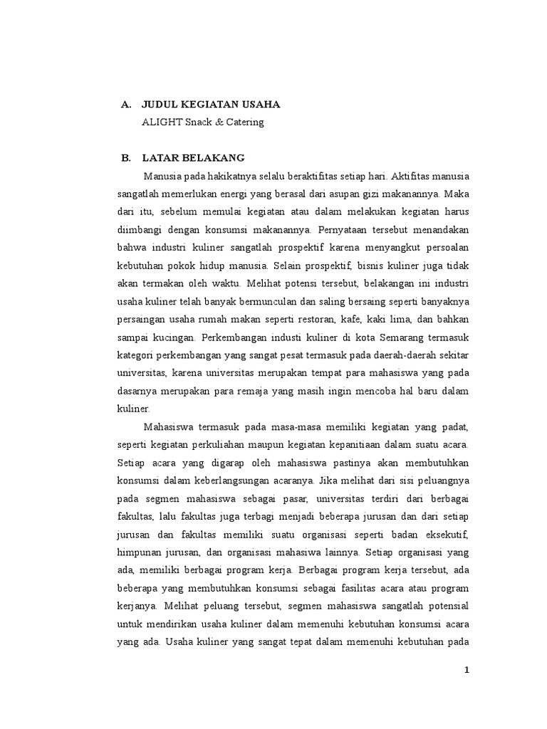 Proposal ALIGHT | PDF