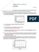 Lab. Photoelectric Effect: Driving Question - Objective