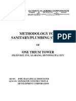 Construction Manual & Methodology for Plumbing System of One Trium Tower