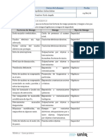 Evaluacion de Riesgo Calificacion 