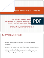 16. Long & Formal Report