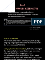 M3 Aspek Hukum Kesehatan