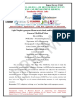 Light Weight Aggregates Characteristic Study and Its Application in Concrete Filled Steel Tubes