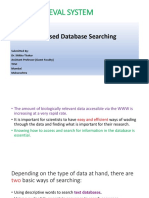 Data Retrieval System: Text-Based Database Searching
