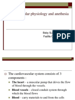 Cardiovascular Physiology and Anethesia: Boby Suryawan, S.Ked Fadilla Octovini, S.Ked
