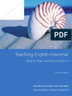 Teaching English Grammar: What To Teach and How To Teach It