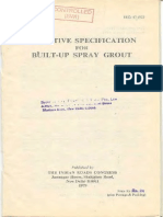 Irc 47 1972 Tentative Specification For Built Up Spray Grout