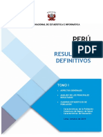 Resultados Censos Nacionales 2017 Perú