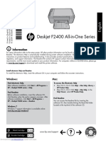 Deskjet F2400 All-in-One Series: CB730-90016 CB730-90016