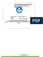 Daily Assessment Score Book for Class IV B Semester 2 2018/2019