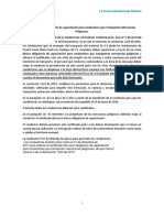 Curso Básico Obligatorio de Capacitación para Conductores Que Transportan Mercancías Peligrosas