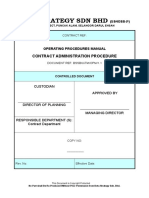 OPM 1.1 - Contract Administration Procedure