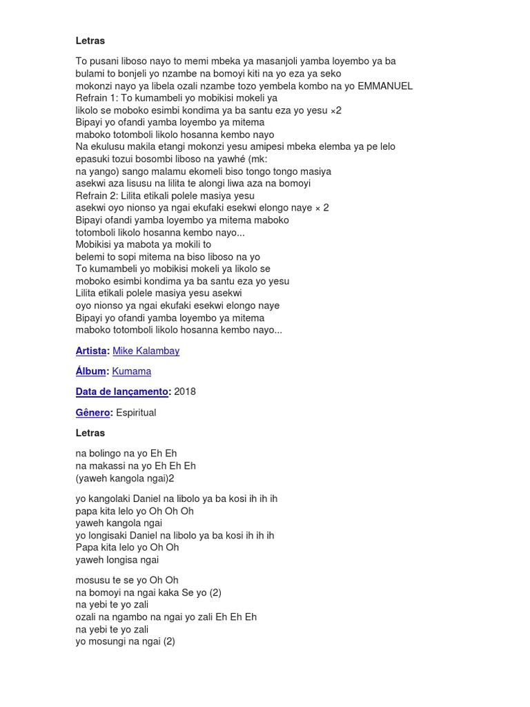 Letra | PDF