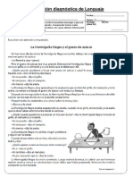 Evaluación Diagnostica Lenguaje Primero