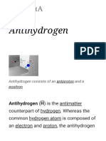 Antihydrogen 