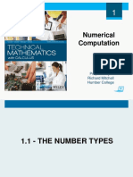 Numerical Computation: Prepared By: Richard Mitchell Humber College