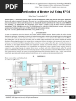 Design and Verification of Router 1x3 Using UVM