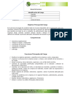 Manual de Funciones Adriatica Gerente General