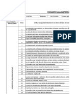 Formato de Inspeccion de Seguridad Industrial Marinella Diaz