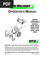 Download MTD Snow Blower Operator by Erik Fisk SN40885226 doc pdf