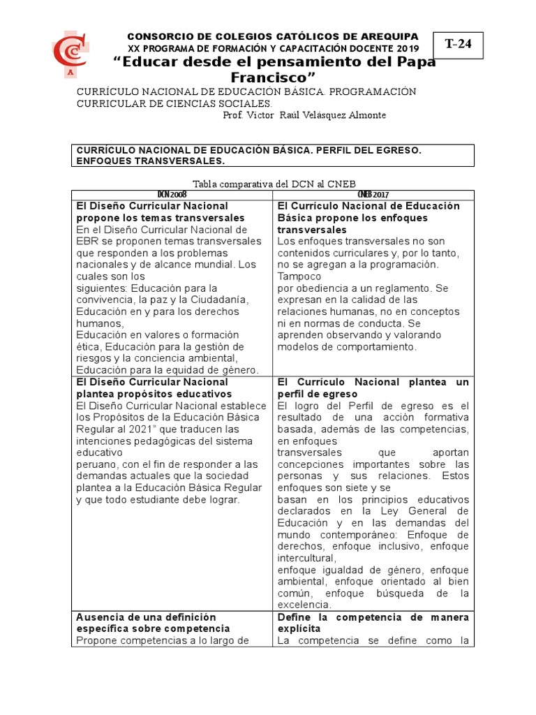 Formación Docente en Ciencias Sociales 2019 | PDF | Plan de estudios ...