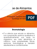 Aula 1 Análise de Alimentos