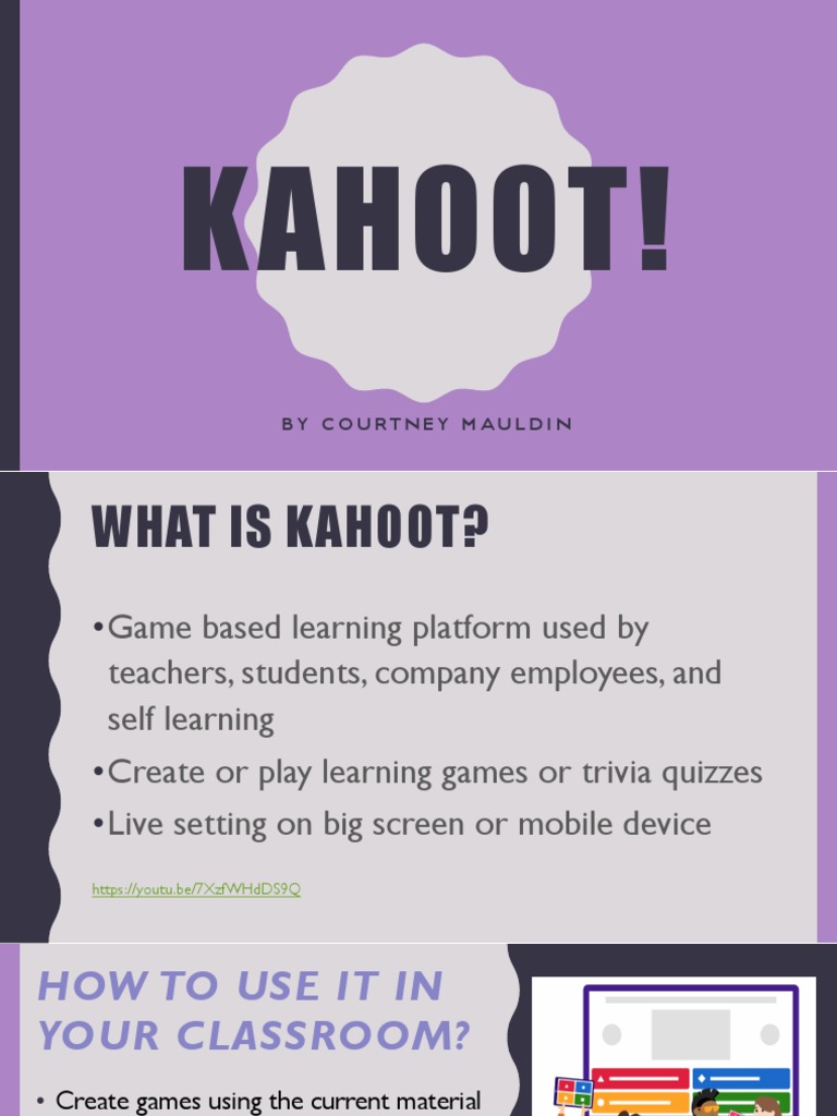 Engaging Learning with Kahoot! | PDF