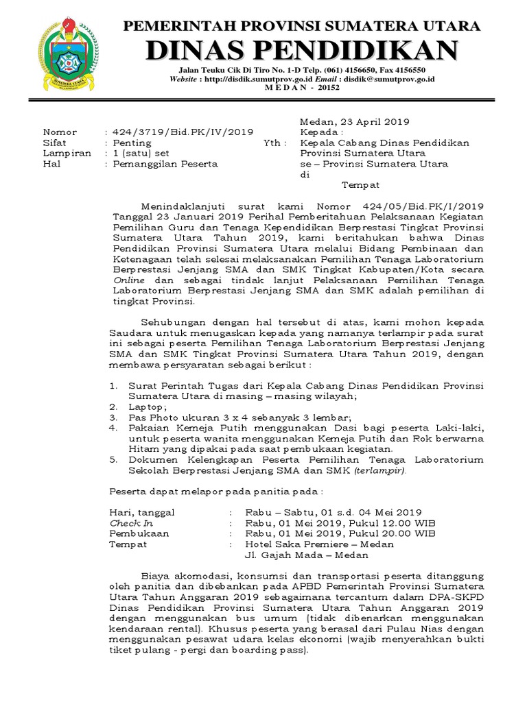 Surat Pemanggilan