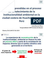 Lecciones Aprendidas Gestión Ambiental Provincia de Huaura