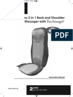 Gel Shiatsu 2 in 1 Back and Shoulder Massager With Technogel GSM-500H-GB_IB