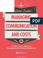 Business Travel: Managing Communication and Costs