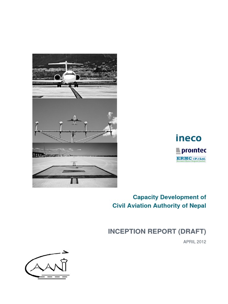 Inception Report for CAAN Capacity Development | PDF | Airport | Airlines