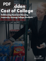 The Hidden Cost of College: Addressing Food and Housing Insecurity Among College Students 