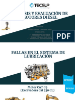 Baja Presión de Aceite (Sistema de Lubricación) - Motor CAT C9