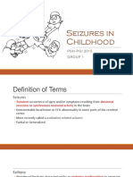 Seizures in Childhood: PSH-PGI 2015 Group 1