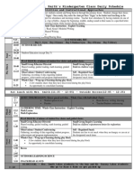 K-Daily Schedule